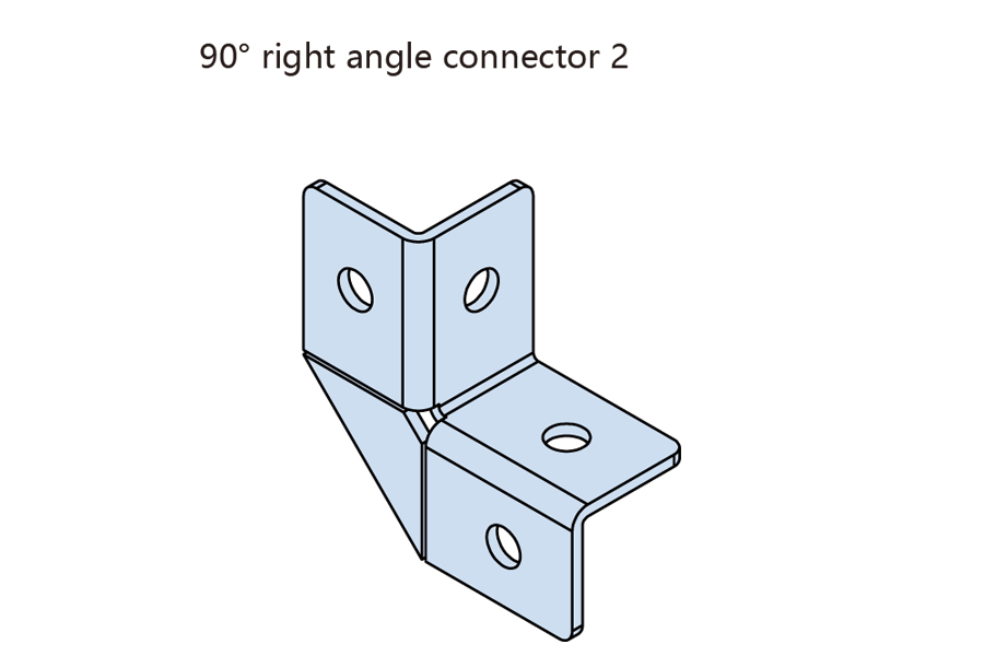 90° right angle connector 2